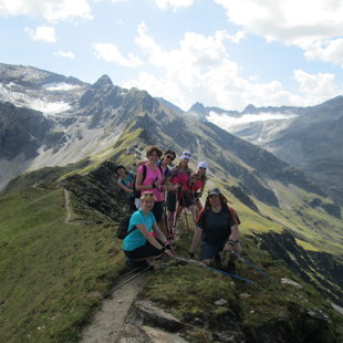 4. diena - Sportgašteina - ceļā uz Niedersachsenhaus 2471m pa nopietnu ''melnu'' kori