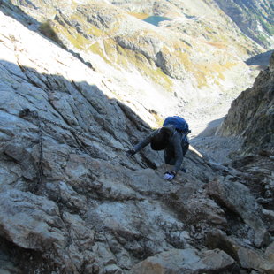4.diena - kāpiens pa stāvāko un garāko Tatru trekinga trases posmu uz Priečne sedlo