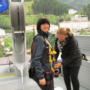 2.diena - gatavojos ''lidojumam'' pāri Bad Gašteinai