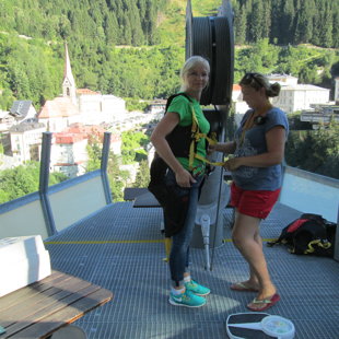 3. diena - ''lidojumam'' virs Bad Gasteinas gatavojas Ilze