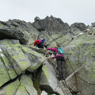 4.diena - ceļā uz Swinica virsotni - grūtie ķēžu posmi