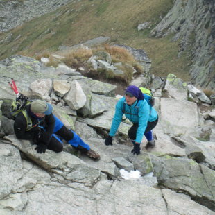 4.diena - ceļā uz Swinica virsotni - grūtie ķēžu posmi