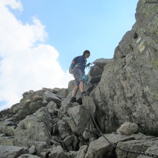 5.diena - dodamies uz kori aplūkot pa gabalu Priečne sedlo - nopietns ķēžu posms