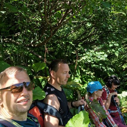 Veldžējamies lakstos no lielā karstuma