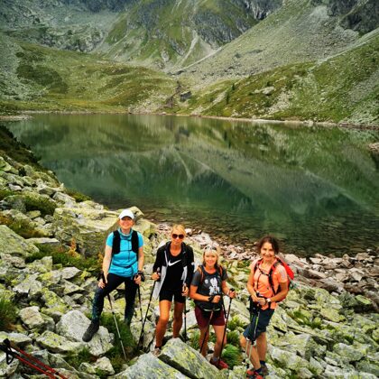 4.diena - pēc Graukogel virsotnes 2492m ceļš ved gar Palfner ezeru