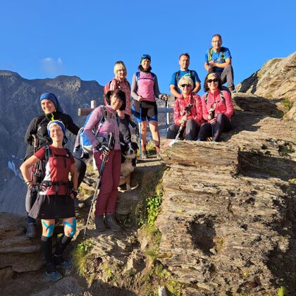 Pirms kāpiena kopbilde - tālāk tikai pa korīti