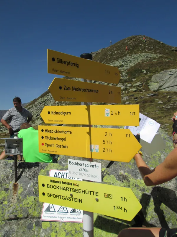 4. diena - Sportgašteina - ceļā uz Niedersachsenhaus 2471m 