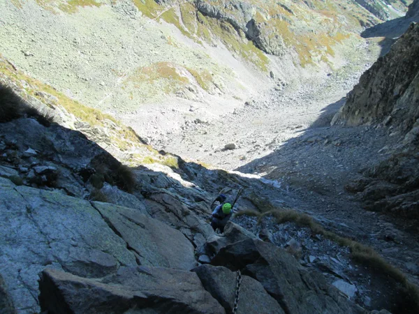 4.diena - kāpiens pa stāvāko un garāko Tatru trekinga trases posmu uz Priečne sedlo