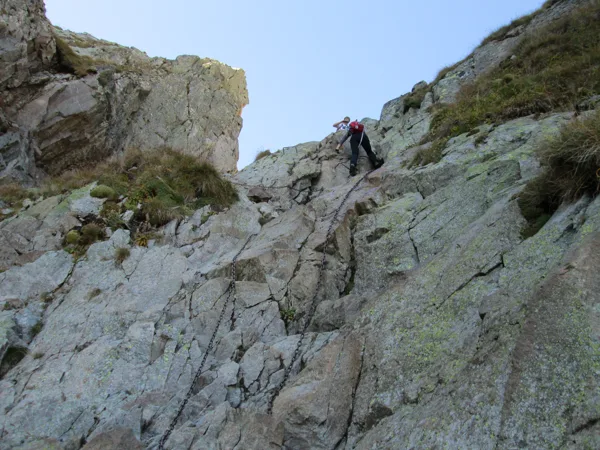 4.diena - kāpiens pa stāvāko un garāko Tatru trekinga trases posmu uz Priečne sedlo