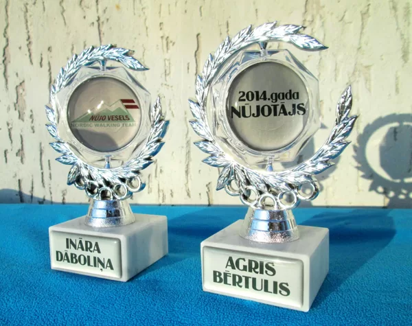 2014. Gada nūjotāji Ināra Dāboliņa un Agris Bērtulis