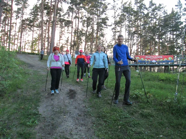 1.treniņa finišs