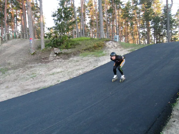 Arī 1.treniņa finišs