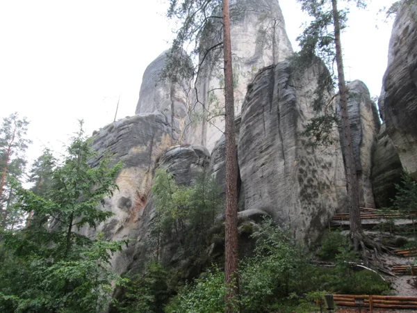 Adršpach klinšu pilsēta - 1.diena