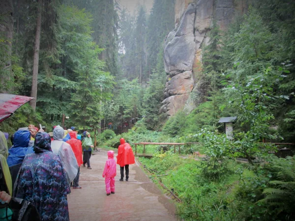 Adršpach klinšu pilsēta - 1.diena